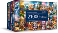 Trefl Prime Föld Krónikái óriás puzzle - 21000 darabos kirakós a teremtéstől a jövőig, vastag karton, 12 éves kortól 1
