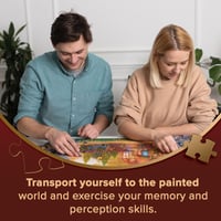 Puzzle Trefl Tea Time: All Things British 1000 dielikov – Nostalgická scéna z britskej čajovne pre dospelých a tínedžerov – Vintage popoludnie 7