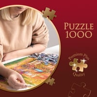 Puzzle Trefl Tea Time: All Things British 1000 dielikov – Nostalgická scéna z britskej čajovne pre dospelých a tínedžerov – Vintage popoludnie 3
