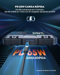 TREKURE Autós Akkumulátor Indító – 27000mAh, 6000A, 12V Benzin/Dízel (max. 12L), 65W Gyors Töltés, LED Lámpa 3