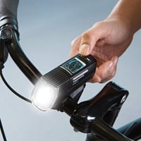Predné svetlo na bicykel Trelock LS 760 I-Go Vision – 100 luxov, nabíjateľné cez USB, LED, 5 režimov svietenia, dosvit 120 m, čierne 8