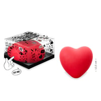 TRENDHAUS 967930 XXL Antistresové srdce Squishy loptička Červená 15x13,5x8 cm pre deti aj dospelých 2