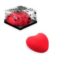 TRENDHAUS 967930 XXL Antistresové srdce Squishy loptička Červená 15x13,5x8 cm pre deti aj dospelých 1