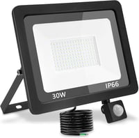 Treoir 30W 3000LM LED Mozgásérzékelős Kültéri Reflektor 6000K IP66 Vízálló 1