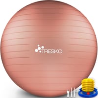TRESKO Gimnasztikai Labda Légszivattyúval, Yoga Ball, Robusztus Ülőlabda 300 kg 1