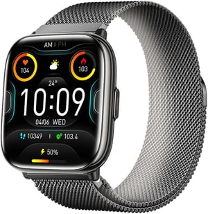Inteligentné hodinky Trevi T-FIT 265A s AMOLED displejom, IP67, bezdrôtové hovory – čierne