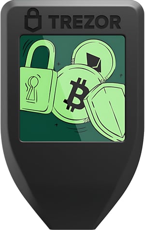 Trezor Model T hardverski kripto novčanik s LCD zaslonom osjetljivim na dodir