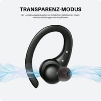 Tribit MoveBuds H1 Bluetooth 5.2 Sport Fülhallgató - IPX8 Vízálló, 65 Órás Üzemidő, Fülkampós Kialakítás, Edzéshez, Futáshoz 3