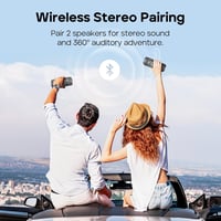 Tribit StormBox 2 Bluetooth Hangszóró - 34W 360° Térhatású Hang, XBass Technológia, 24 Órás Üzemidő, IPX7 Vízálló, Hordozható Kültéri Hangfa 3