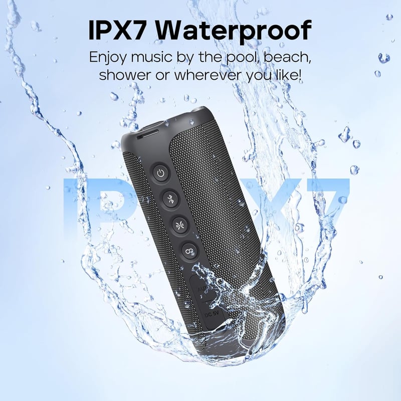 Tribit StormBox 2 Bluetooth Hangszóró - 34W 360° Térhatású Hang, XBass Technológia, 24 Órás Üzemidő, IPX7 Vízálló, Hordozható Kültéri Hangfa