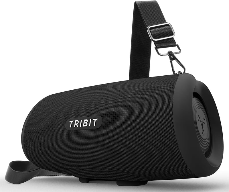 Tribit StormBox Lava Hordozható Bluetooth Hangszóró 80W - IP67 Vízálló, 24 Órás Üzemidő, Mélyhangkiemelés, Beépített Mikrofon, Kültéri Haszn