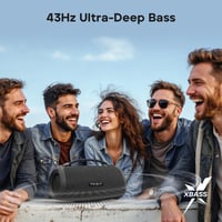 Tribit StormBox Lava Hordozható Bluetooth Hangszóró 80W - IP67 Vízálló, 24 Órás Üzemidő, Mélyhangkiemelés, Beépített Mikrofon, Kültéri Haszn 3
