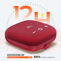 Tribit StormBox Micro 2 Bluetooth Hordozható Hangszóró - IP67 Vízálló, Erőteljes XBass, Vezeték Nélküli Sztereó Párosítás, Kültéri Használat 4