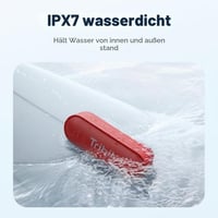 Bluetooth reproduktor Tribit XSound Go, 16 W, hlboké basy, červený 5