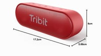 Bluetooth reproduktor Tribit XSound Go, 16 W, hlboké basy, červený 9
