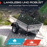 TRIBURG elastická sieť na prívesný vozík - čierna - od 1x2 m do 2x3 m 6