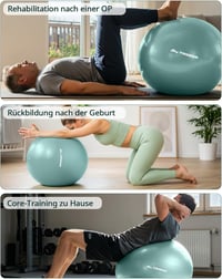 Trideer Fitness Labda 45-85cm Anti-Burst Pilates Egyensúly Jóga Otthon Iroda 3