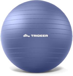 Trideer lopta za vježbanje, anti-burst, s pumpom - veličina L (58-65 cm) - menta zelena