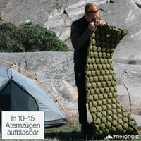 TRINORDIC 550g Ultralight Felfújható Hálópad - Könnyű, Kompakt Túrázáshoz 9