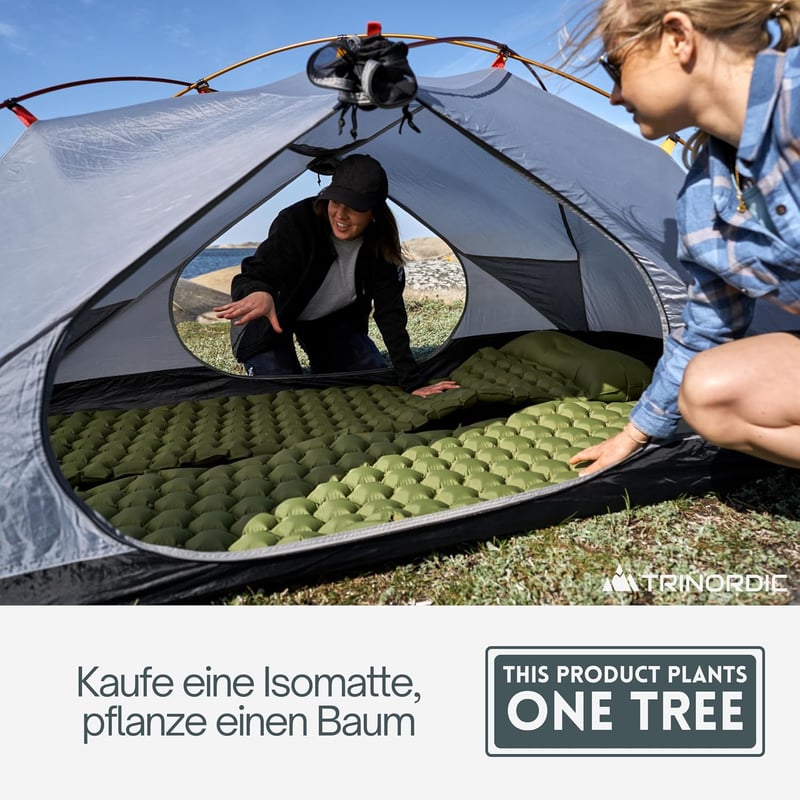TRINORDIC 550g Ultralight Felfújható Hálópad - Könnyű, Kompakt Túrázáshoz