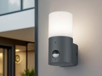 Lampă de perete pentru exterior Trio Leuchten Hoosic 222260142 cu senzor de mișcare, aluminiu, antracit/alb 9