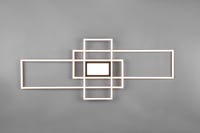 Lampă de tavan LED Trio Leuchten Irvine 620010408, metal alamă mată, 60W LED, telecomandă, variator de intensitate, lumină de veghe 4