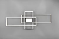 Lampă de tavan LED Trio Leuchten Irvine 620010408, metal alamă mată, 60W LED, telecomandă, variator de intensitate, lumină de veghe 5