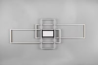 Lampă de tavan LED Trio Leuchten Irvine 620010408, metal alamă mată, 60W LED, telecomandă, variator de intensitate, lumină de veghe 9