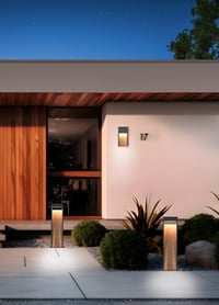 Trio Leuchten Salmon 546960135 LED vonkajšie nástenné svietidlo, liaty hliník antracit/imitácia dreva, 11 W LED, vonkajšie osvetlenie 6