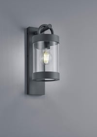 Trio Leuchten Sambesi 204160142 Vanjska zidna svjetiljka - antracit lijevani aluminij, prozirni akril, s E27 grlom 2