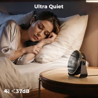 TriPole USB asztali ventilátor 3 fokozat 360° forgatható 4,5 hüvelykes 3