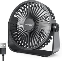 TriPole USB asztali ventilátor 3 fokozat 360° forgatható 4,5 hüvelykes 1