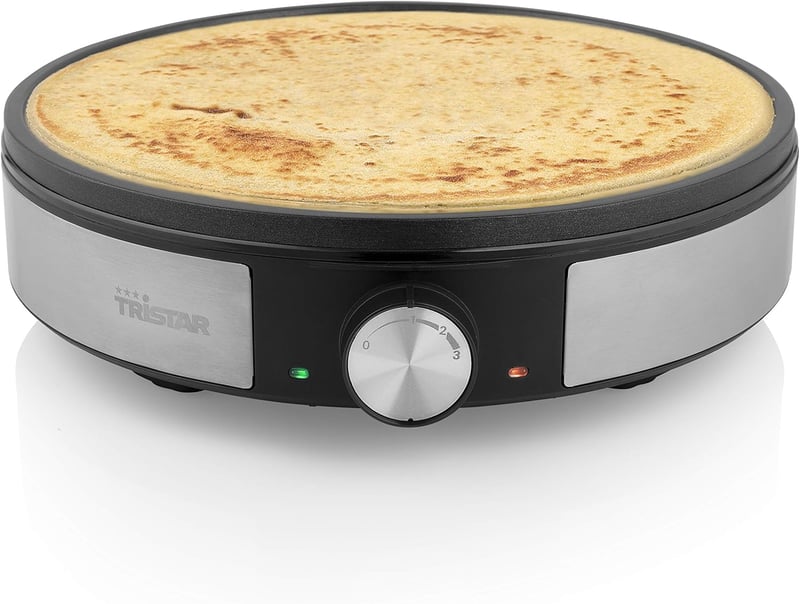 Tristar BP-2638 Palacsintasütő 30 cm Termosztát Rozsdamentes Acél Kiegészítőkkel