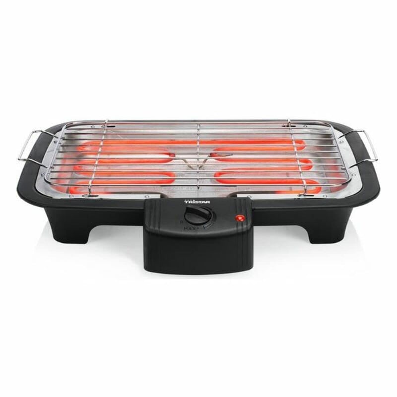 Elektrický stolový gril Tristar BQ-2813 – čierny – grilovacia plocha 37x21 cm