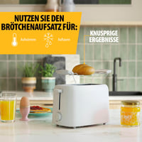 Tristar BR-1061 kenyérpirító 2 szeletes 650W 6 fokozat leolvasztás melegítés 7