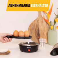 Tristar EK-3076 Tojásfőző 7 tojáshoz rozsdamentes acél fekete 2