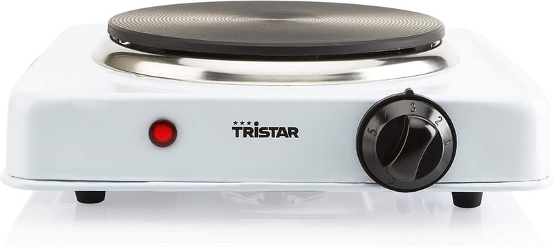 Tristar Elektromos Főzőlap 1000W Termosztáttal Rozsdamentes Acél 15cm