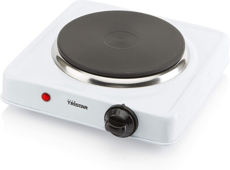 Tristar Elektromos Főzőlap 1000W Termosztáttal Rozsdamentes Acél 15cm