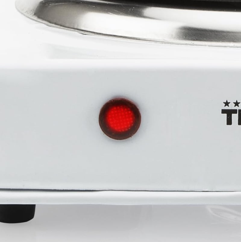 Tristar Elektromos Főzőlap 1000W Termosztáttal Rozsdamentes Acél 15cm