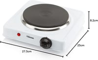 Tristar Elektromos Főzőlap 1000W Termosztáttal Rozsdamentes Acél 15cm 7