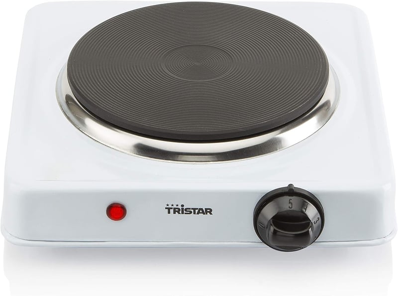 Tristar Elektromos Főzőlap 1000W Termosztáttal Rozsdamentes Acél 15cm