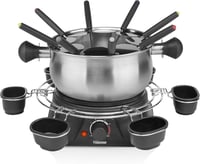 Tristar FO-1109 elektromos fondue készlet 8 személyre, 1,3L, rozsdamentes acél 1
