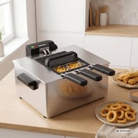 Friteuză Tristar FR-9330 din Oțel Inoxidabil 5L, 3000W, Coș Detașabil, Temperatură Reglabilă, Performanță Semiprofesională 8