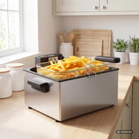 Friteuză Tristar FR-9330 din Oțel Inoxidabil 5L, 3000W, Coș Detașabil, Temperatură Reglabilă, Performanță Semiprofesională 7