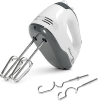 Tristar MX-4203 kézi mixer 5 fokozat 200W rozsdamentes acél habverő dagasztóhorog 1