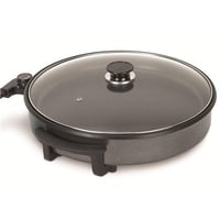 Multifunkčná grilovacia a pizzová panvica Tristar PZ-2964 – 40 cm – 5 stupňov teploty – Nepriľnavý povrch – Čierna 4