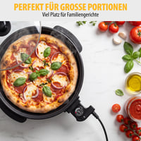 Tristar PZ-9135 XL Multifunkciós Serpenyő – 30 cm, 5 literes, 1500 W, Fekete, Elválasztóval, Állítható Termosztáttal, 4 Személyes 7