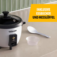 Tristar RK-6142 Rizsfőző 0,6L Tapadásmentes Belsővel Automata Melegítéssel 3