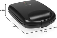 Tristar XL Szendvicssütő 4 Adagos Antilengő Bevonattal 1500W 7