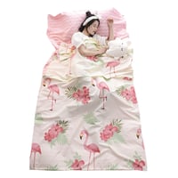 Cearșaf de voiaj ușor TRIWONDER din bumbac pentru o persoană, roz, 80 x 230 cm, sac de dormit de vară pentru camping și călătorii 1